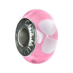 Murano Glass Pink Petals Bead - Chamilia - Centerville C&J Connection, Inc.