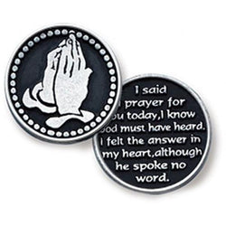 I Said A Prayer Pewter Pocket Token PT143 - Centerville C&J Connection, Inc.