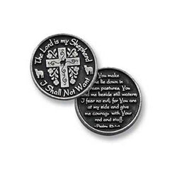 The Lord Is My Shepherd Pocket Token PT170 - Centerville C&J Connection, Inc.