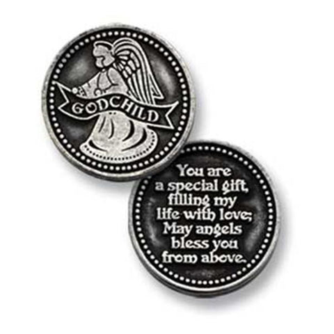 Godchild Pewter Pocket Token - Centerville C&J Connection, Inc.