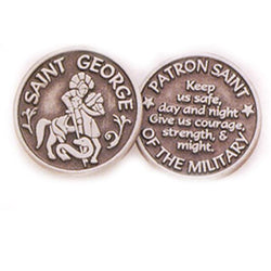 Saint George Pewter Pocket Token PT402 - Centerville C&J Connection, Inc.