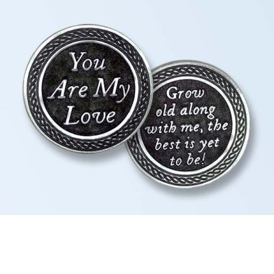 You Are My Love Pewter Pocket Token PT468 - Centerville C&J Connection, Inc.