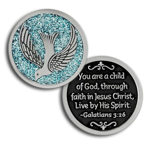 Child of God Enameled Companion Coin / Pocket Token PT624 - Centerville C&J Connection, Inc.