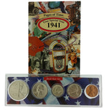 1941 Year Coin Set & Greeting Card : 80th Birthday or 80th Anniversary Gift - Centerville C&J Connection, Inc.