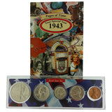 1943 Year Coin Set & Greeting Card : 78th Birthday or 78th Anniversary Gift - Centerville C&J Connection, Inc.