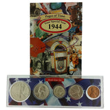 1944 Year Coin Set & Greeting Card : 77th Birthday or 77th Anniversary Gift - Centerville C&J Connection, Inc.