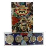 1949 Year Coin Set & Greeting Card : 72nd Birthday or 72nd Anniversary Gift - Centerville C&J Connection, Inc.