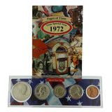 1972 Year Coin Set & Greeting Card : 49th Birthday or Anniversary Gift - Centerville C&J Connection, Inc.